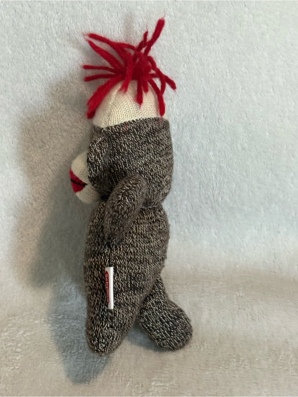 Schylling Sock Monkey Babies 7 inch Brown Knit - Picture 2 of 10